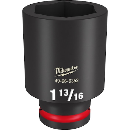 Milwaukee Tool SHOCKWAVE Impact Duty? 3/4"Drive 1-13/16" Deep 6 Point Socket 49-66-6352